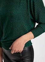 Shimmer Knit Dolman Top