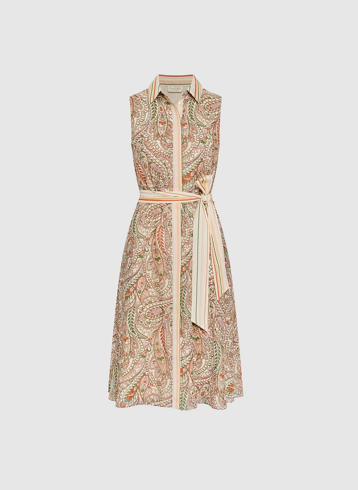 Paisley Shirt Dress