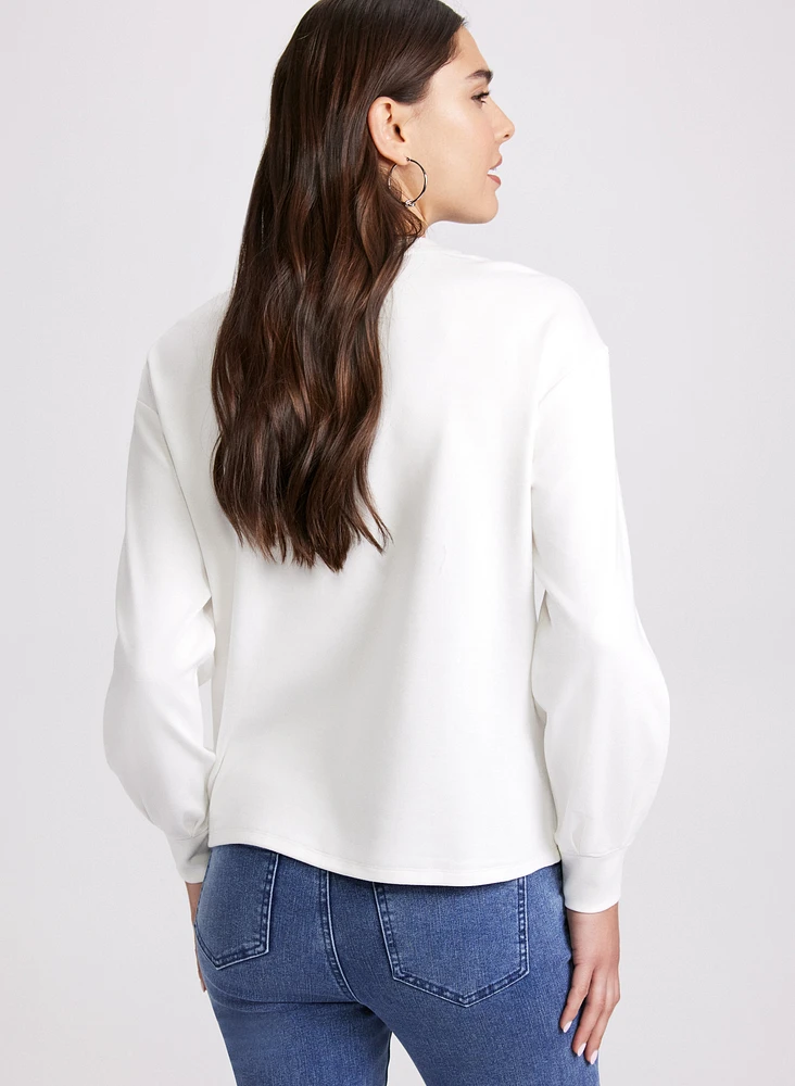 Paisley Appliqué Top