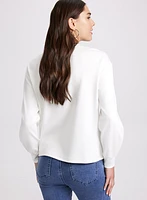 Paisley Appliqué Top