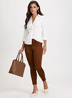 Faux-Suede Chloe Leggings