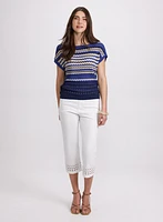 Lurex Striped Knit