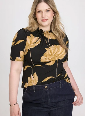 Mock Neck Top