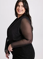 Mesh Long Sleeve Bolero