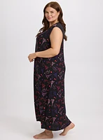 Paris Print Nightgown