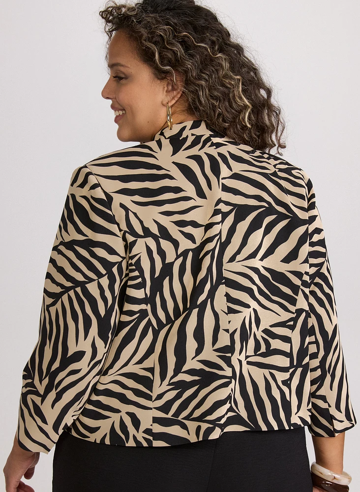Leaf Print Jacket