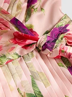 Floral Satin Dress