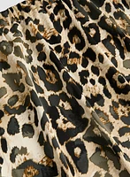 Long Leopard Print Skirt
