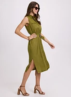 Belted Shirt Dress