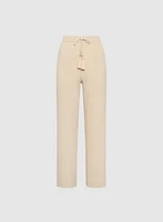 Olivia Crinkled Wide-Leg Pants