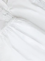 Embroidered Trim Blouse