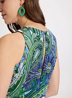 Paisley Print Maxi Dress