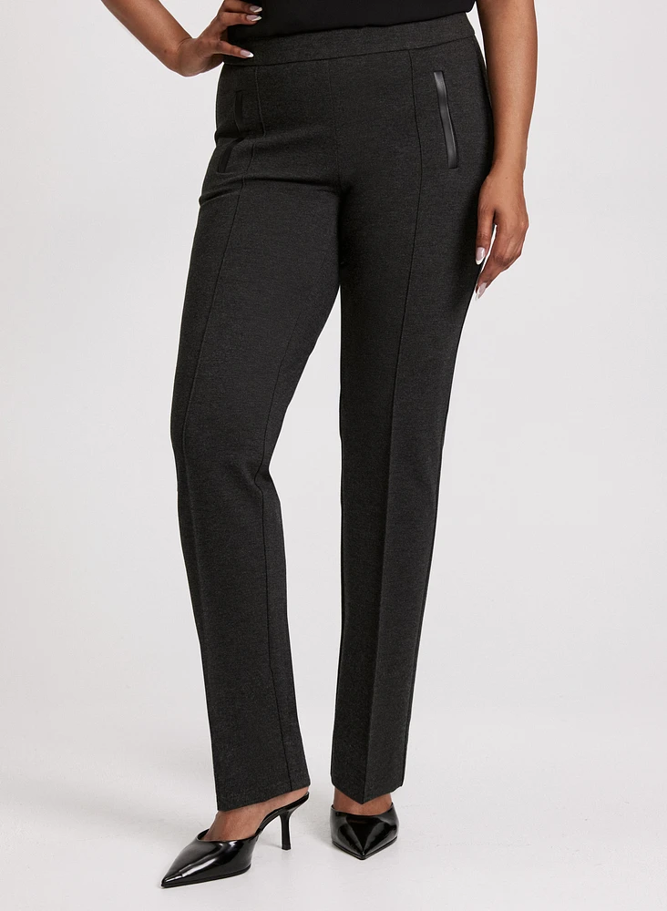 Pantalon Sofia à jambe étroite – long