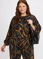 Joseph Ribkoff - Abstract Striped Blouse