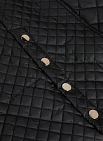 Diamond Quilted Puffer Coat