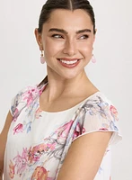 Floral Chiffon Blouse
