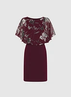 Robe à superposition florale