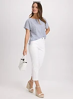 Striped Drop Shoulder Top