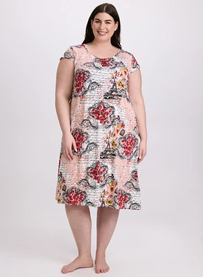 Mixed Floral Nightgown