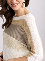 Striped Knit Pullover