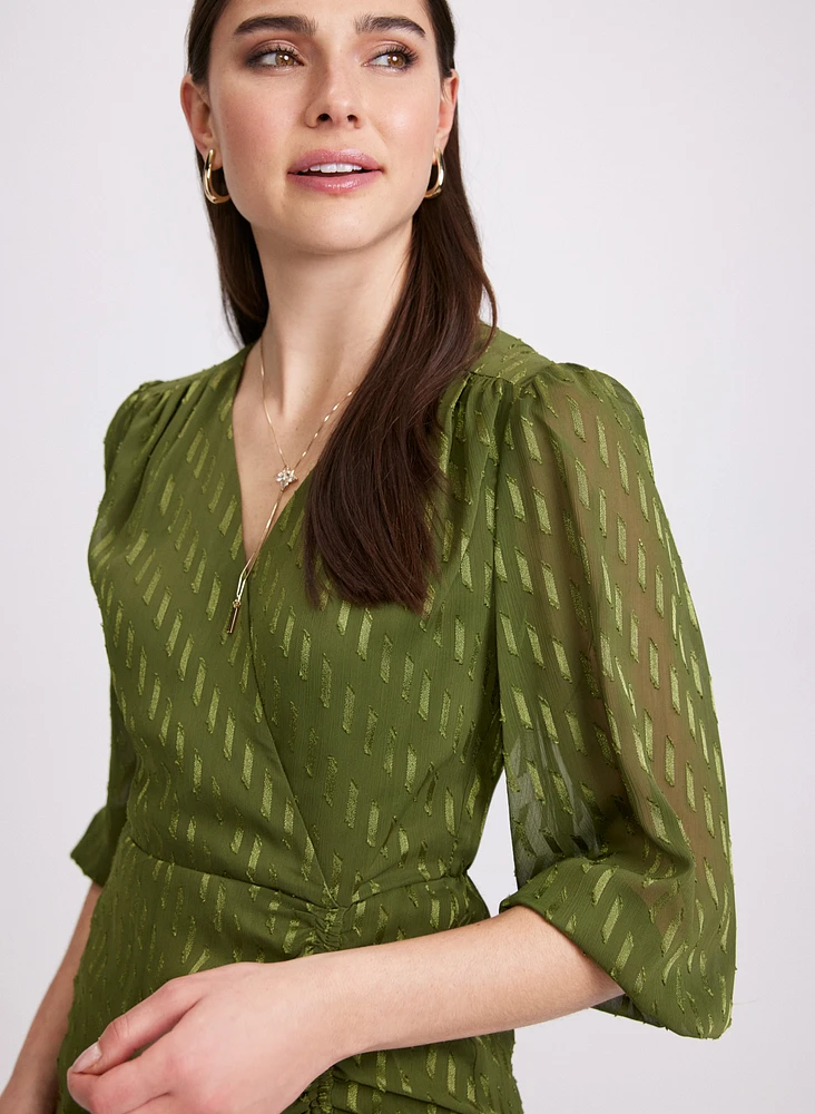 Satin Dot Dress