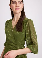 Satin Dot Dress