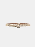 Metallic Braided Belt