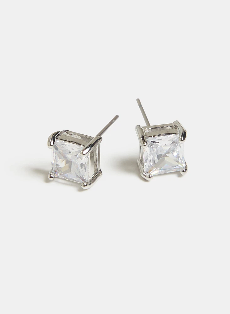 Square Stud Earrings