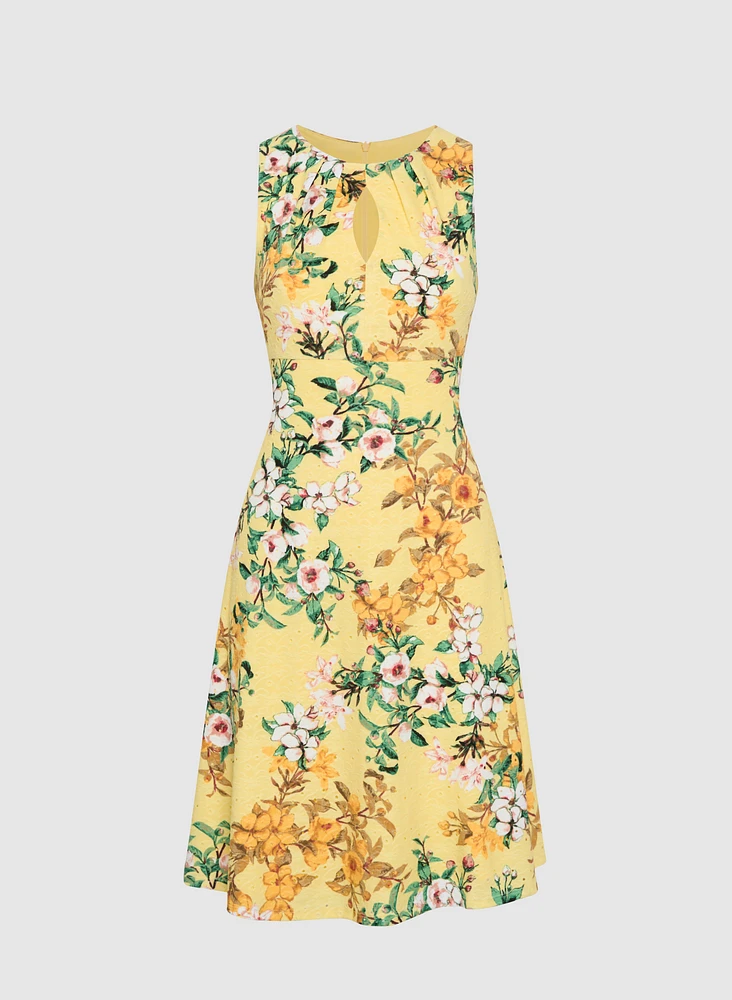 Floral Eyelet Lace Dress