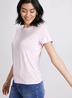 Rhinestone Detail T-Shirt