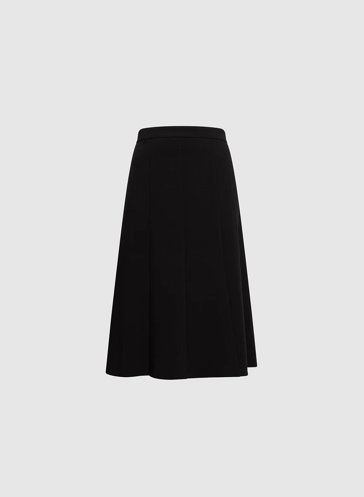 Panel Insert Midi Skirt