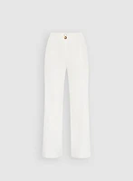 Pantalon Olivia large en mélange de lin