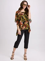 Studded Cotton-Blend Capris