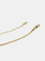 Layered Barrel Pendant Necklace