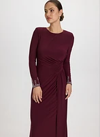 Waterfall Drape Dress
