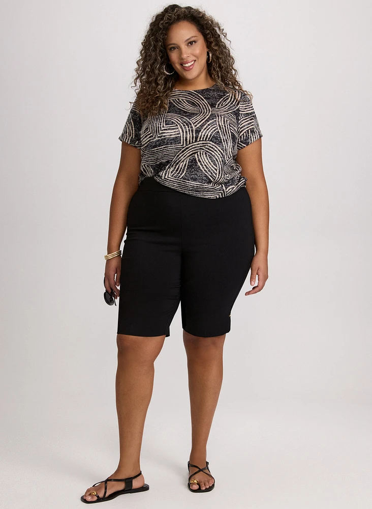 Bengaline Pull-On Shorts