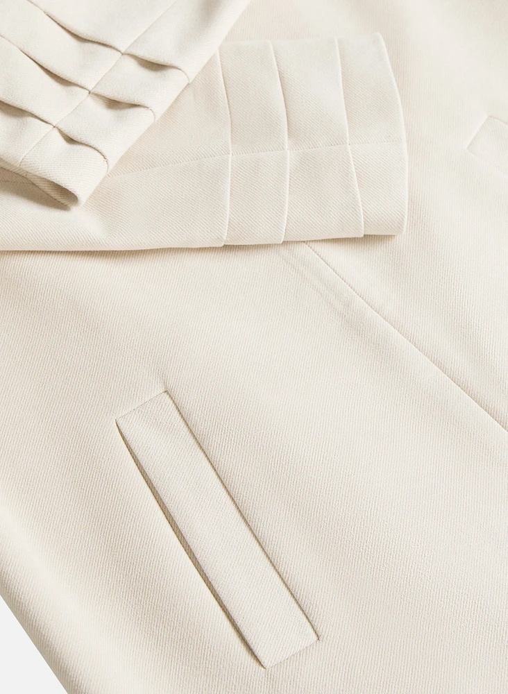 Open Collarless Jacket