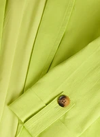 Linen-Blend Blazer