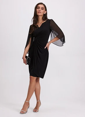 Chiffon Sleeve Dress