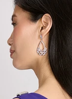 Crystal Teardrop Earrings