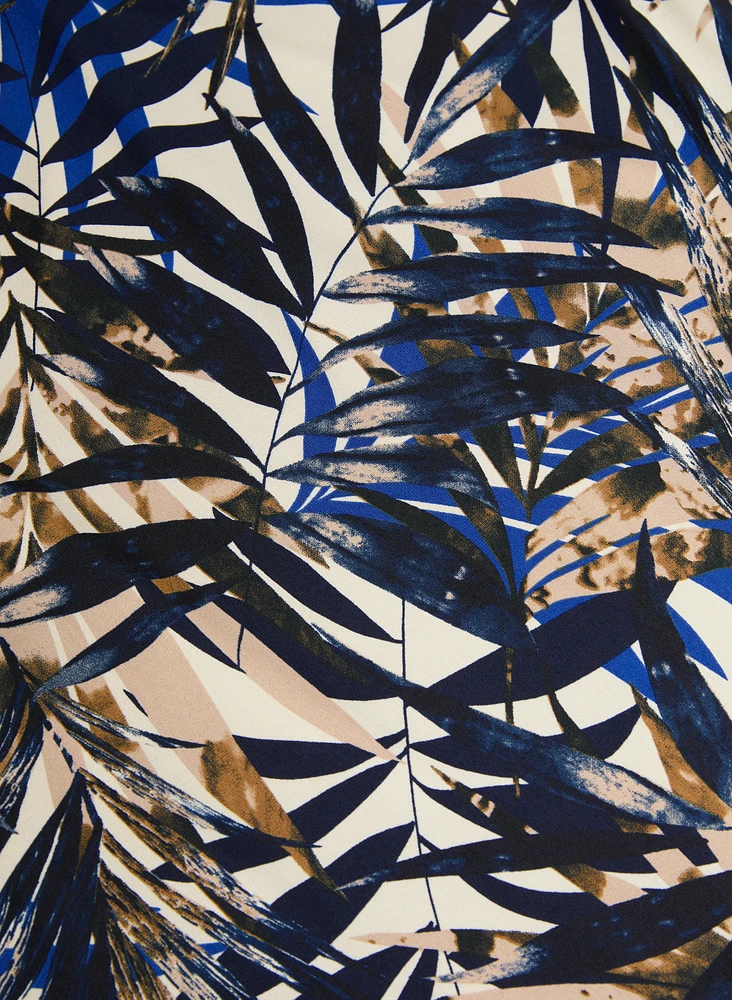 Leaf Print Dress