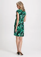 Palm Print Dress
