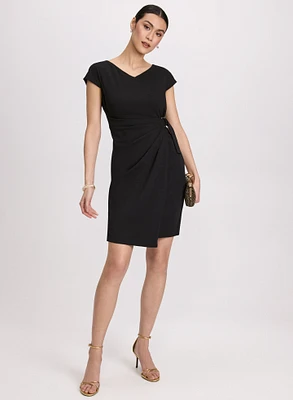 V-Neck Sheath Dress