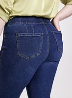 Flare Leg Pull-On Jeans