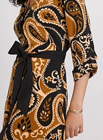 Paisley Shirt Dress