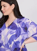 Leaf Print Blouse