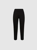 Sofia Studded Hem Slim-Leg Pants - Short