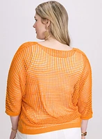 Open Knit Pullover