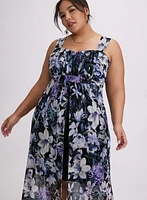 Floral Mesh Dress