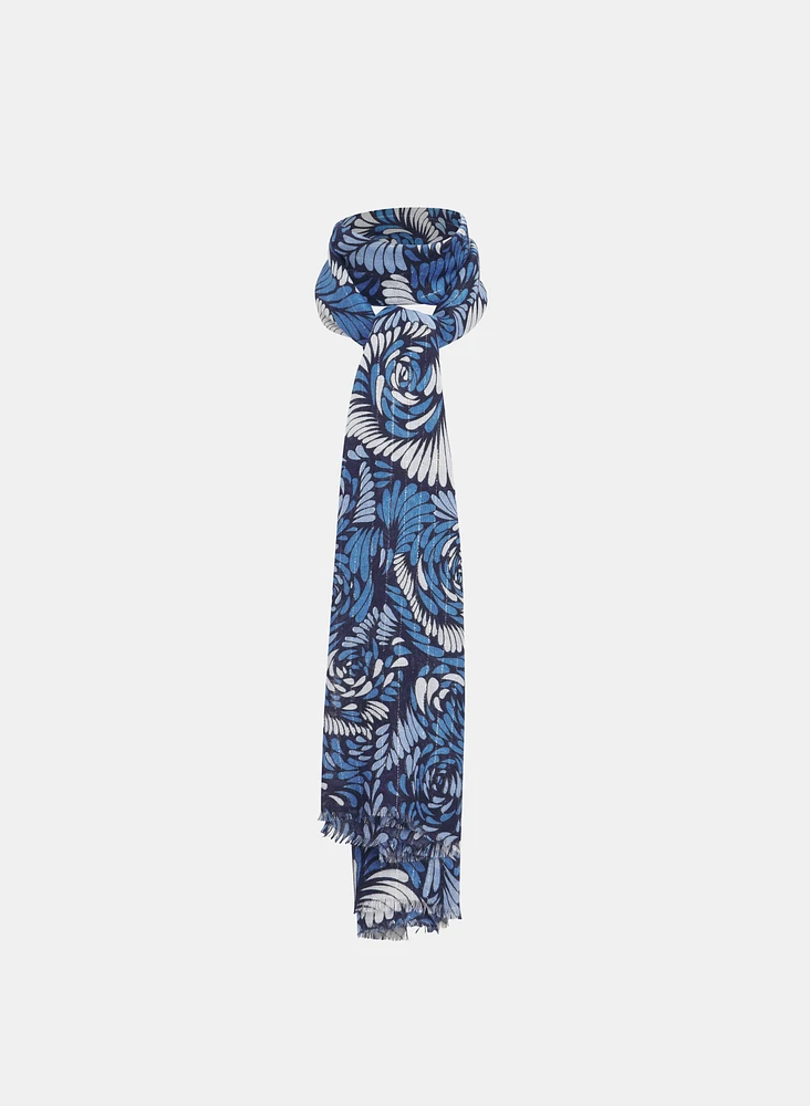 Rose Print Scarf